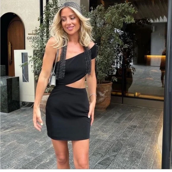 ZARA RHINESTONE HEAD SCARF LIMITED EDITION